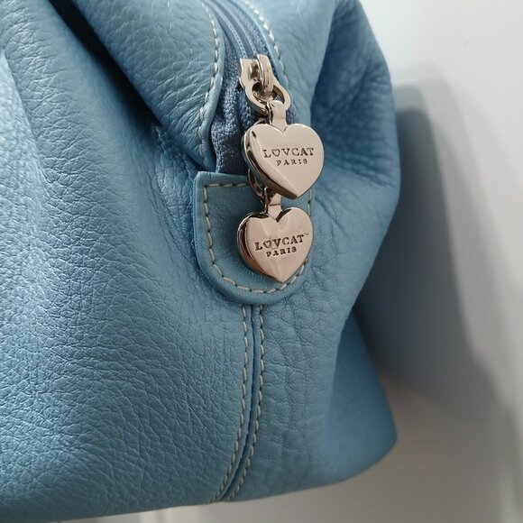 Lovecat Paris Powder Blue Satchel - Picture 6 of 11